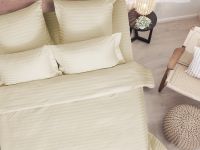Постельное белье Ecru, страйп-сатин 40962-1