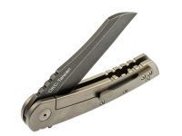 Нож складной Ontario Carter Prime, сталь D2, рукоять титан, gray