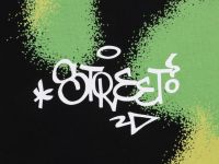 Чёрная футболка с принтом Глория Джинс