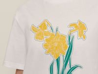 Футболка свободного силуэта с принтом