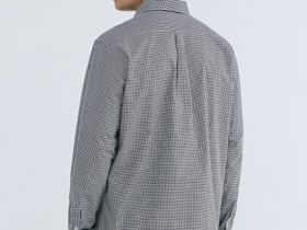 Рубашка в клетку виши, Синий