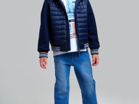 Куртка текстильная с полиуретановым покрытием для мальчиков