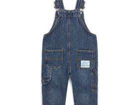 Полукомбинезон джинсовый для маленького мальчика