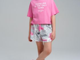 Шорты трикотажные для девочек, 2 шт в комплекте