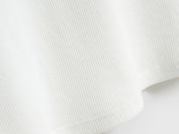 Базовый топ в рубчик, Белый