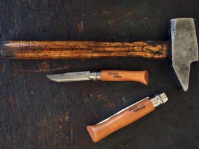 Нож складной Opinel №7 VRN Carbon, углеродистая сталь, рукоять бук