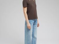 Футболка приталенного кроя из хлопка