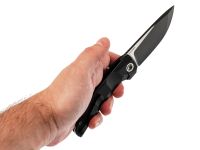 Складной нож TUOTOWN Dyag FCF, сталь Tmax, рукоять Titanium TC4 black DLC
