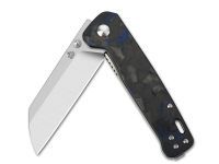 Складной нож QSP Penguin QS130-TBL, сталь D2, рукоять карбон