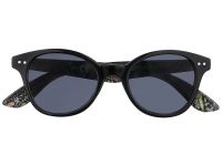 Очки солнцезащитные ZIPPO, женские, черные, оправа из поликарбоната, серые линзы