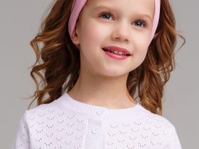 Повязка на голову трикотажная для девочек, 2 шт в комплекте