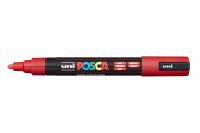 Маркер UNI "POSCA" PC-5M, 1,8-2,5 мм, наконечник пулевидный, цвет красный