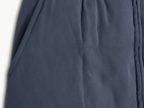 Утепленная юбка на молнии прямого силуэта