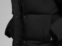 Длинный пуховик с натуральным пухом