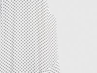 Шифоновое платье в горох, Белый