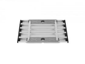 2401 MINI ALUNIUM TABLE S стол скл. алюм (серебристый)