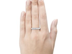 Кольцо из белого золота с бриллиантами э4701кц07210307