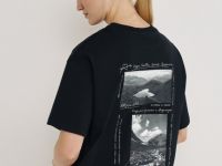 Футболка с географическим принтом O'STIN х Экспедиция, Черный