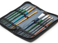 Пенал для кистей на молнии (для кистей на котроткой ручке) малый