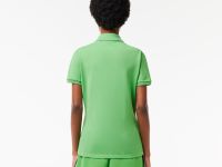 Женское поло Lacoste приталенного кроя из эластичного хлопка