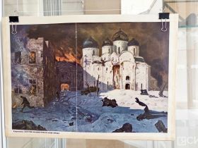 Выставка репродукций картин советских художников о Великой Отечественной войне открылась в Якутске