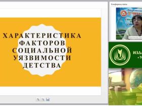 Вебинар "Характеристика факторов социальной уязвимости детства"