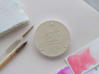 Палитра художественная керамическая "Инь Ян"