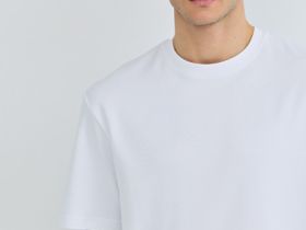 Футболка из плотного хлопка, Белый