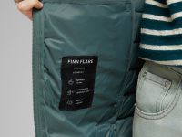 Стеганый пуховик с натуральным пухом