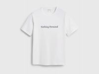 Футболка с принтом, Белый