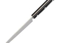 Кухонный нож универсальный Tojiro Western Knife F-333, сталь VG-10, рукоять стабилизированная древесина, черный