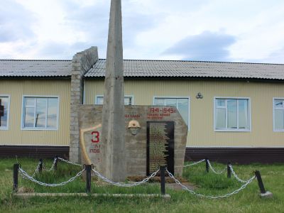 Памятник "Вечная слава" в честь 30-летия Победы, посвященный воинам-землякам, павшим в годы Великой Отечественной войны (1941-1945 гг.)