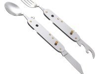 Нож перочинный Stinger 109 мм, 8 функций, серебристый, в блистере