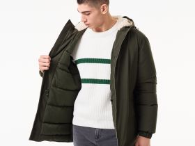 Мужская стёганая куртка Lacoste