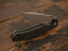 Складной нож CJRB Taiga, сталь D2, Black G10