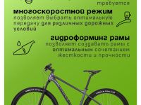 Горный велосипед Atom Bion Seven 20, год 2024, цвет Серый, ростовка 15