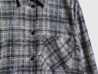 Фланелевая рубашка в клетку, Бежевый