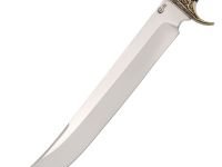 Нож Шайтан, кованый, сталь Х12МФ, рукоять венге