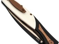 Складной нож Reptilian Корюшка-03, сталь VG-10, рукоять White G10