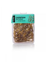 Скрепки фигурные Globus с сердечком 28 мм 50 шт., пластик.коробка, золотые