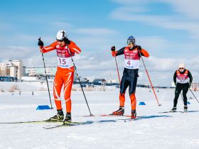 Звезды Олимпийских игр пробежали лыжный марафон с якутянами
