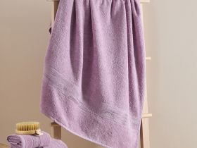 Полотенце махровое Piega, сирень