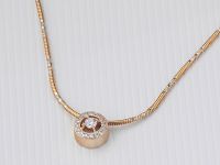 Подвеска из красного золота с бриллиантами э0201пд10177400