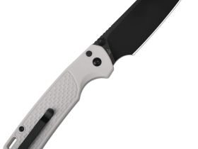 Складной нож CJRB Large Pyrite-Light, сталь AR-RPM9, рукоять FRN, белый/черный