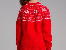 Джемпер трикотажный для девочек