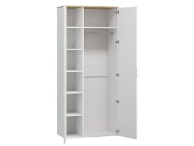 Распашной шкаф Енссон 2-90x210 Белый