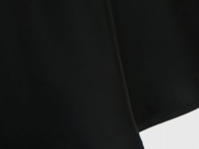 Сатиновое платье с американской проймой, Черный