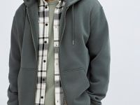 Базовая толстовка на молнии, Зеленый