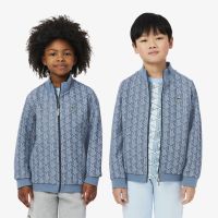Детская толстовка Lacoste Paris Monogram с высоким воротом и застежкой-молнией