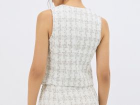 Твидовый жилет, Белый